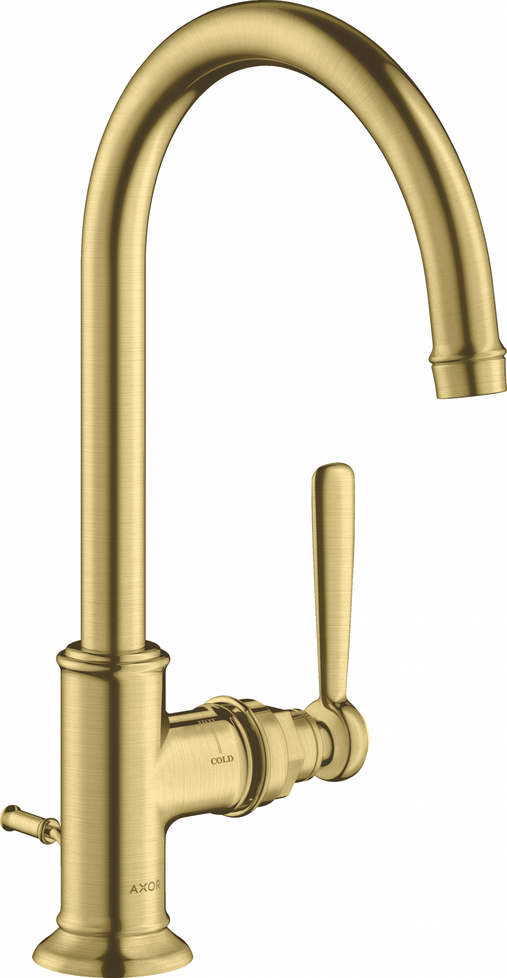 16517950 Смеситель для раковины 210, однорычажный, с рычажной ручкой и сливным гарнитуром AXOR MONTREUX