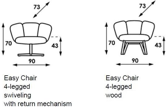 Artifort Кресло поворотное с 4-мя спицами Bras sun-id-1433543 - Вид №6