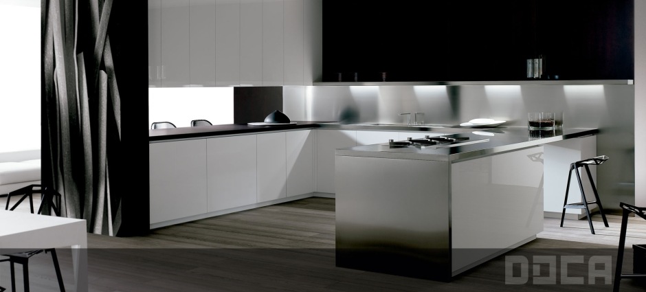 029845 Кухня Blanco Brillo Doca Parma Santreyd - Вид №3