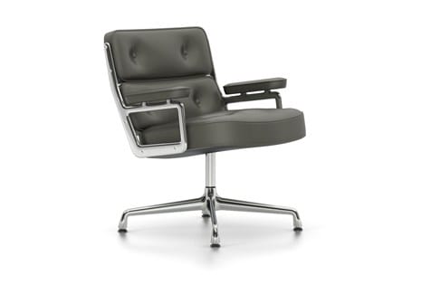 Вращающееся кресло с кожаными спицами VITRA Lobby Chair ARCH-00068846 - Вид №15