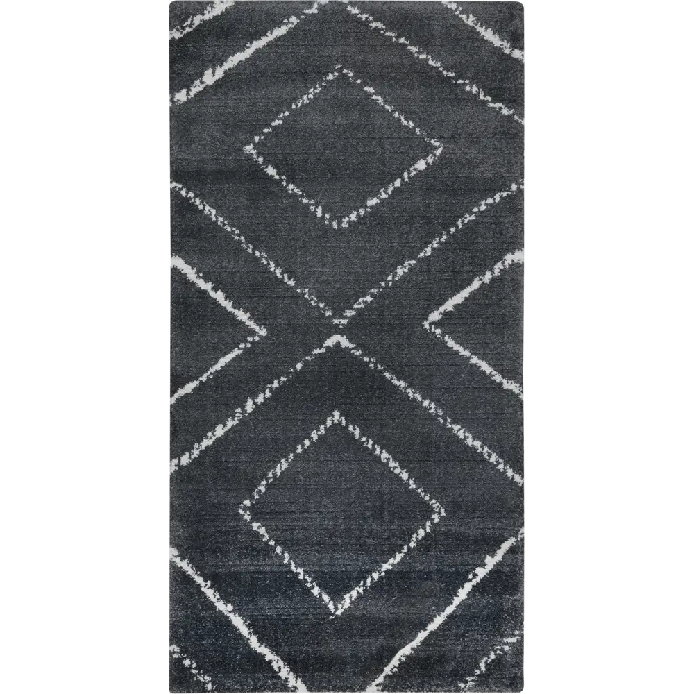 Ковер полипропилен Fjord 50407/690 80x150 см цвет черный 82741513 STLM-2002763 BALTA RUGS 