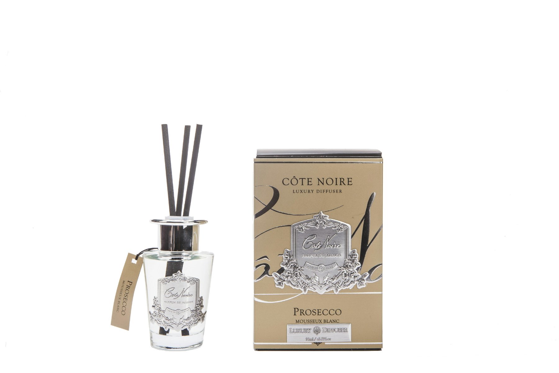 GMSS15032 Диффузор, серебряный декор, 100 мл COTE NOIRE Santreyd 