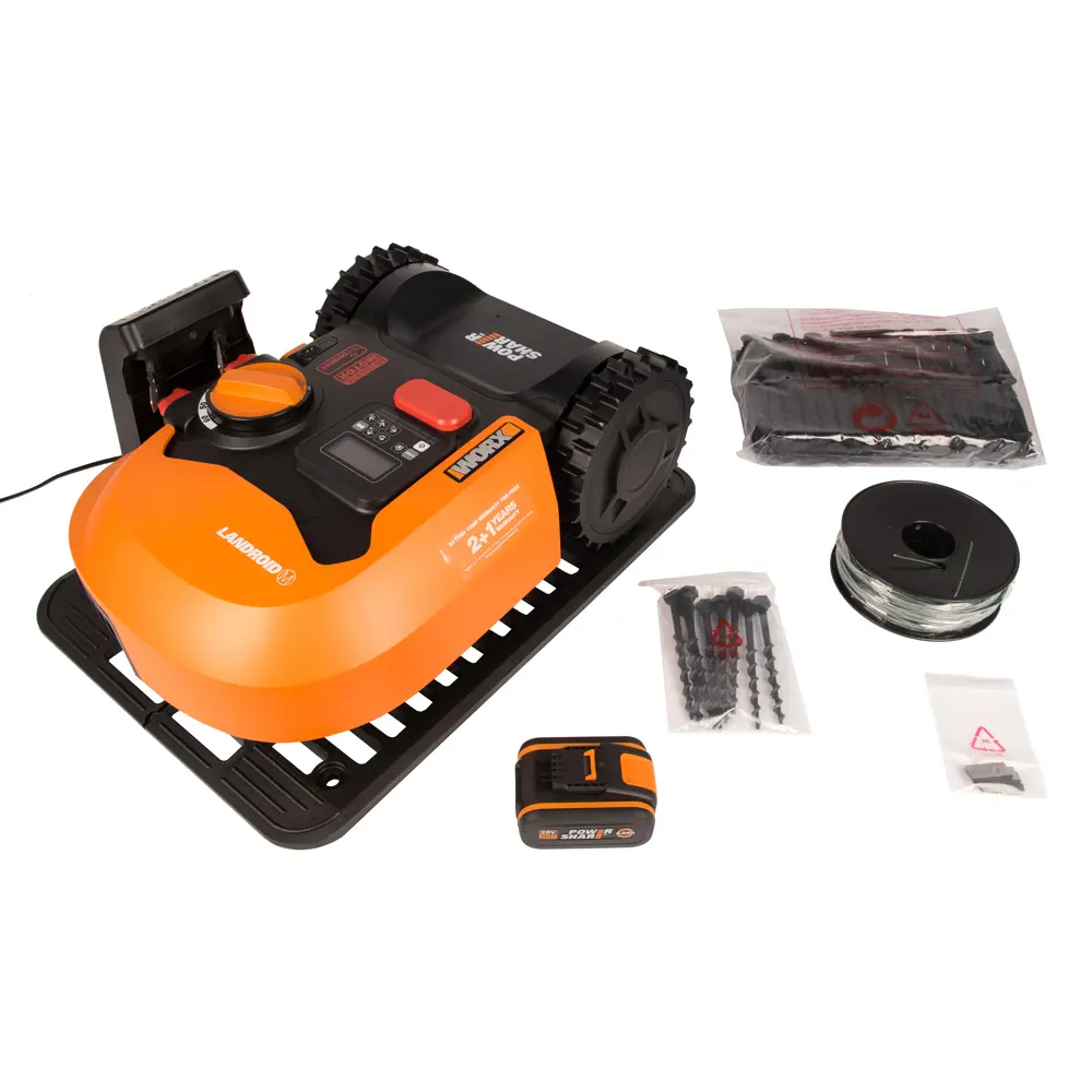 Робот-газонокосилка аккумуляторная Worx Landroid M500 WR141E, 20 В, 18 см STLM-2082469