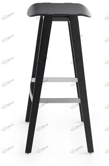 Crassevig Высокий табурет из массива дерева с подставкой для ног Mixis sun-id-1492941