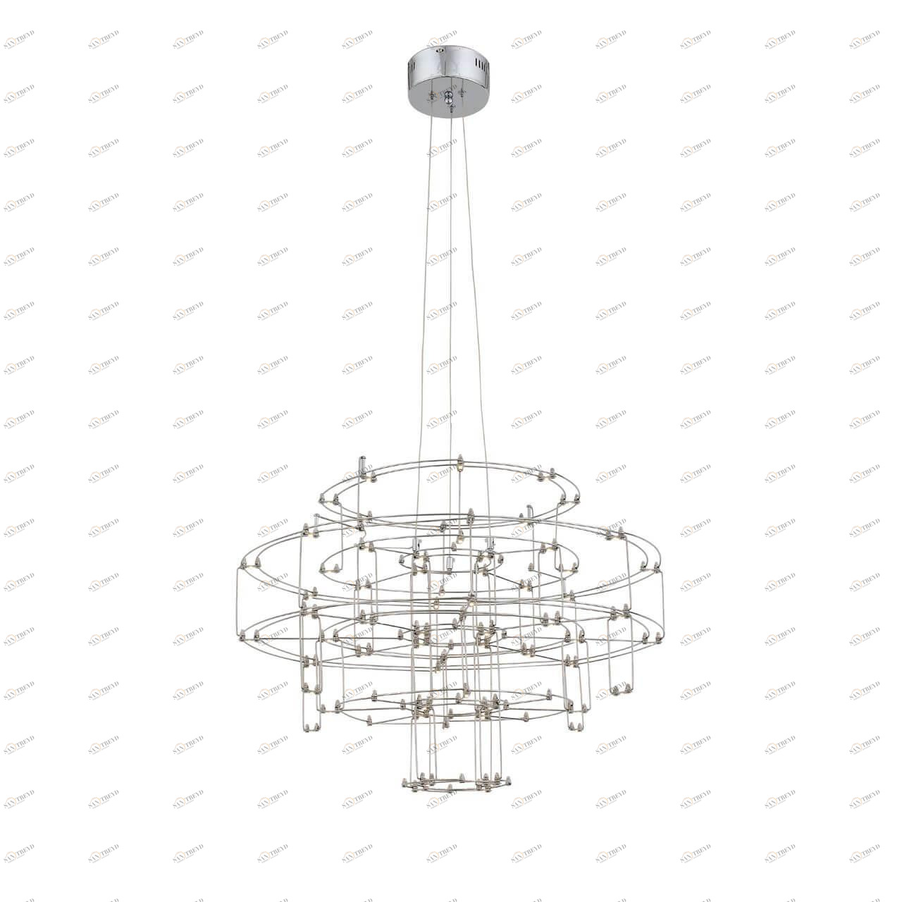 Подвесной светодиодный светильник ST Luce Genetica SL798.103.64 ST LUCE ДИЗАЙНЕРСКИЕ, GENETICA 200750 Хром 