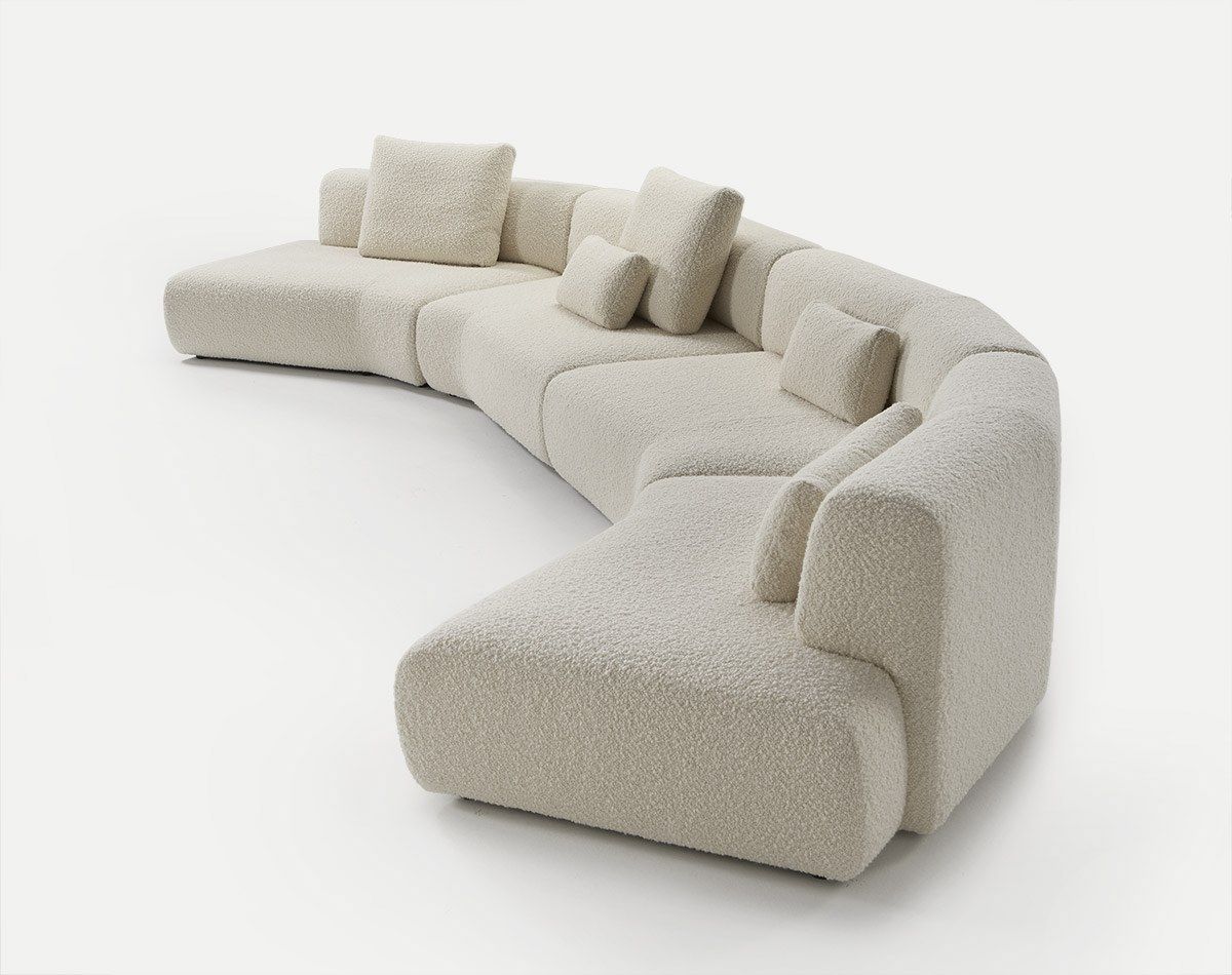 Изогнутый модульный диван из хлопка SANCAL ARCH-00047650 - Вид №17