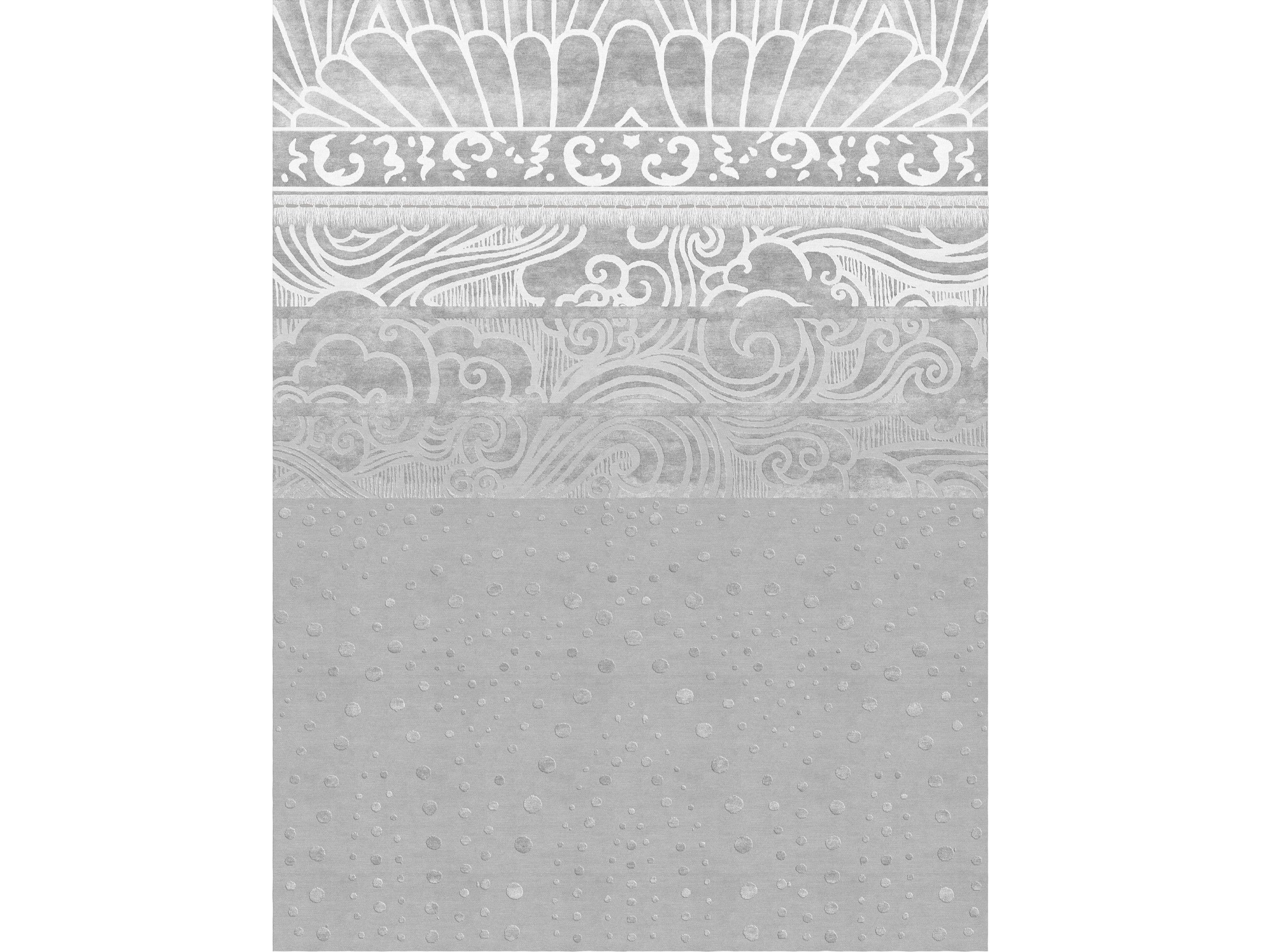 Ковер ручной работы из шерсти и шелка Tapis Rouge навсегда ARCH-00073971