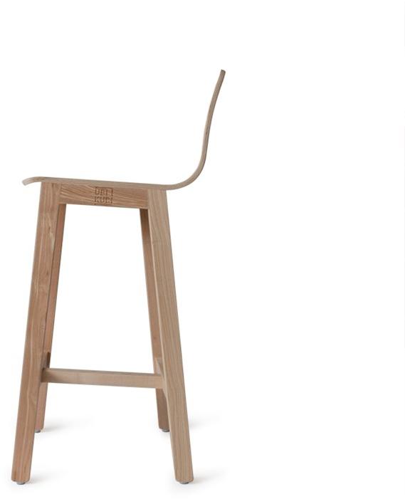 Askia Высокий табурет из дуба с подставкой для ног Version 3 1.c07.ok - Вид №8