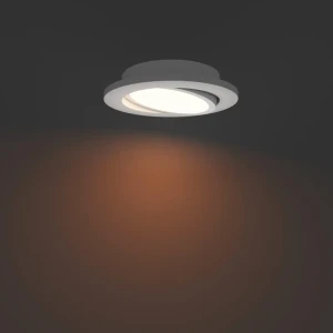 Спот встраиваемый светодиодный, 5 Вт, 375 Лм, 3000 К, круг, белый