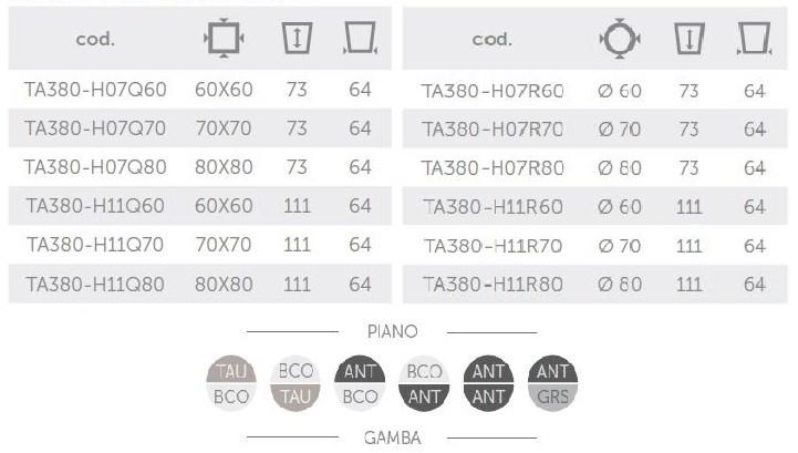 Lyxo Design Высокий стол из hpl со складной столешницей sun-id-1421941 - Вид №2