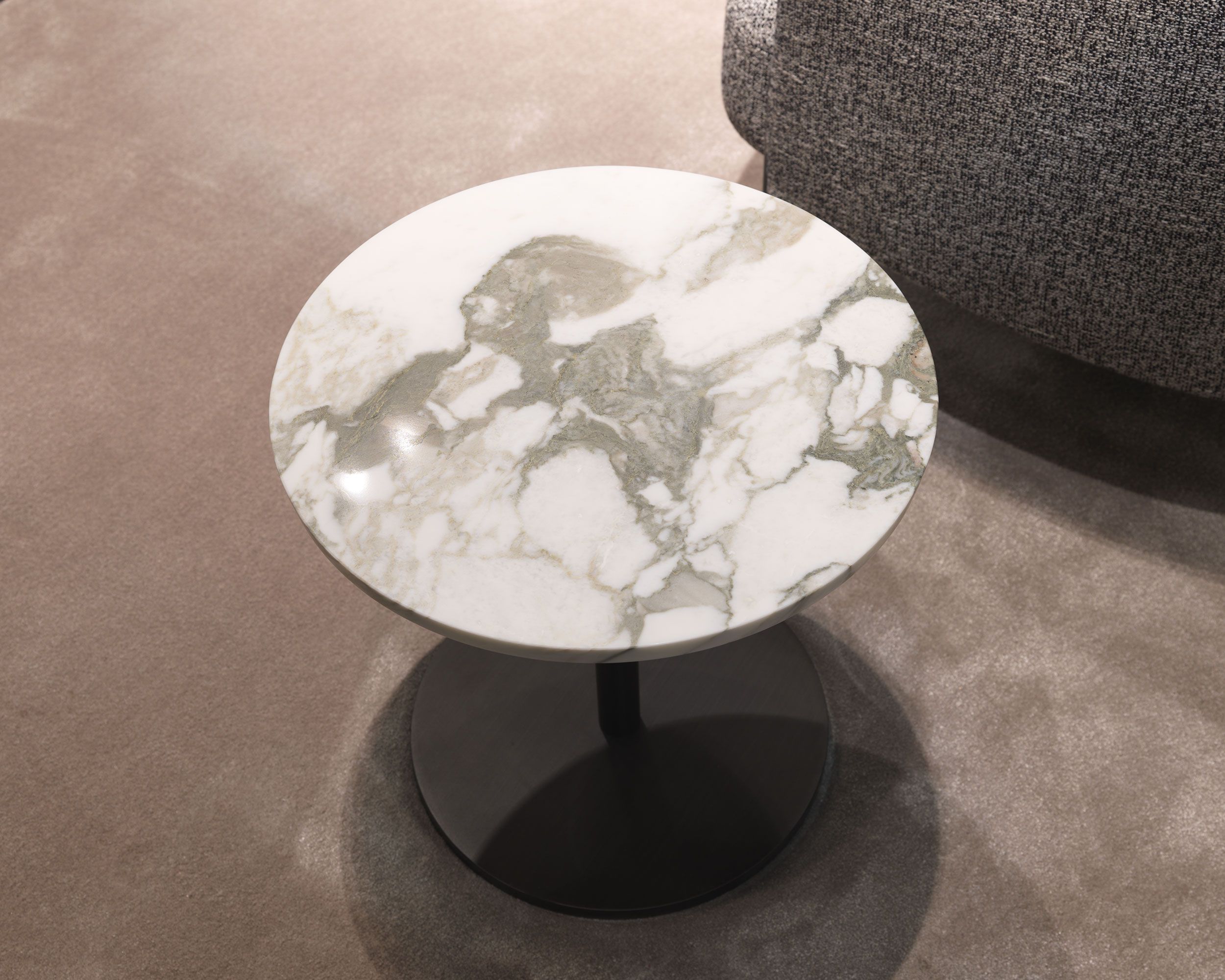 Высокий круглый мраморный журнальный столик MisuraEmme STILETTO ARCH-00100505 - Вид №4