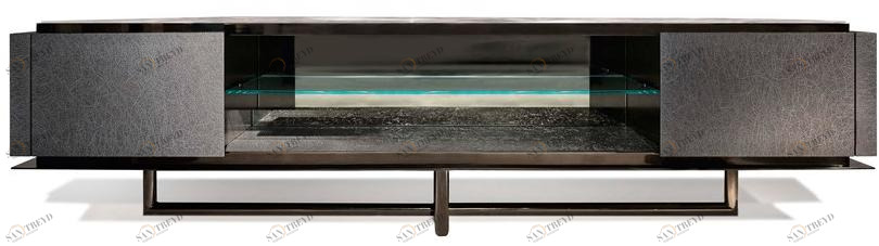 HESSENTIA - Cornelio Cappellini Лакированная тумба под телевизор с распашными дверцами Grant sun-id-1347554