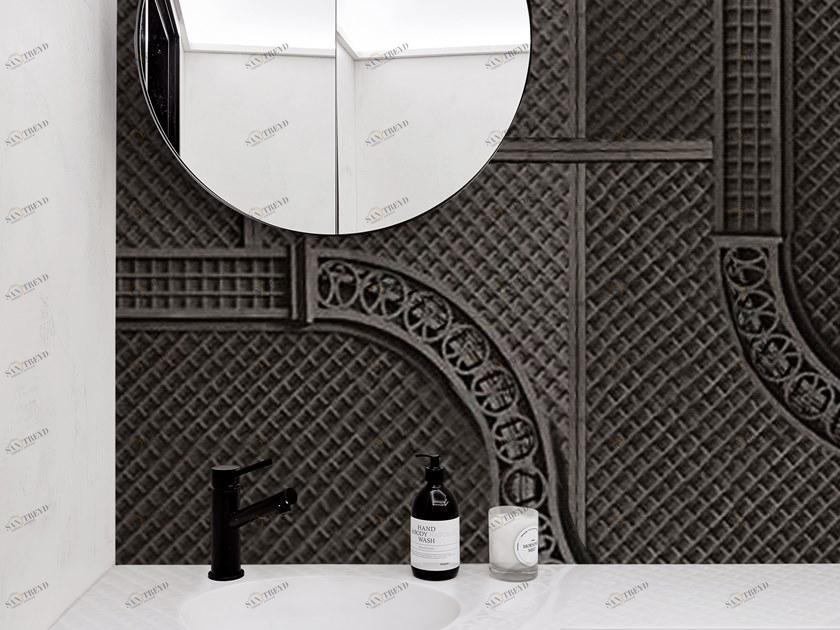 Wall&decò Обои для ванной Wet system 20 Wet_mb2001 / wet_mb2002