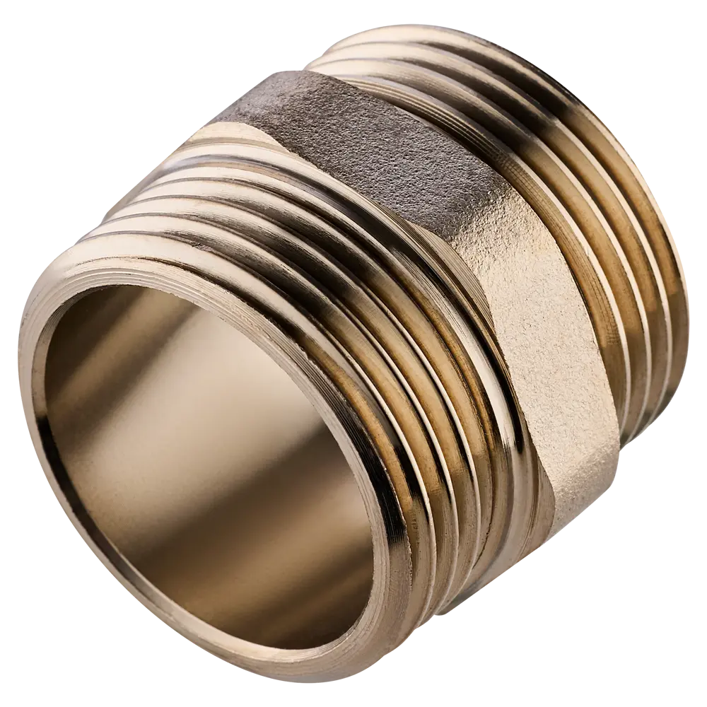 Ниппель MONLID 1" НР мм никелированная латунь 89421196 STLM-2032463  - Вид №1