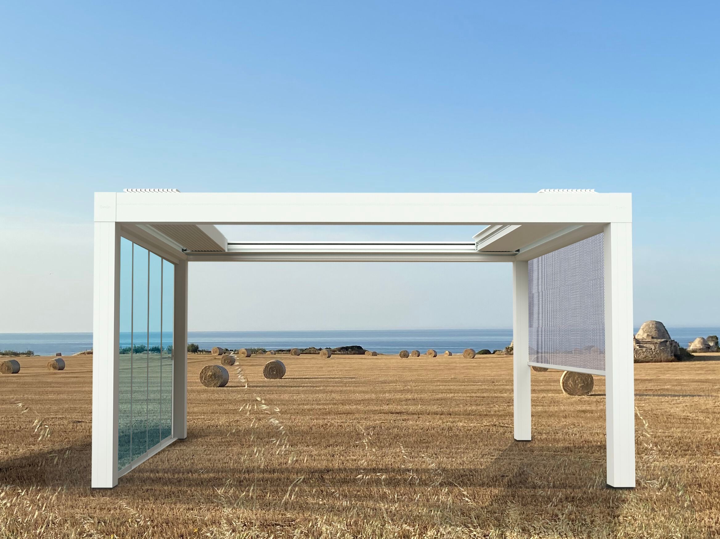 Биоклиматическая беседка с упаковываемыми/поворотными лезвиями DIRELLO ARCH-00034954 - Вид №1