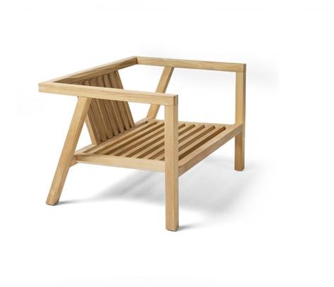 prostoria Садовое кресло с подлокотниками, обитое тканью Umomoku sun-id-1385420 - Вид №1