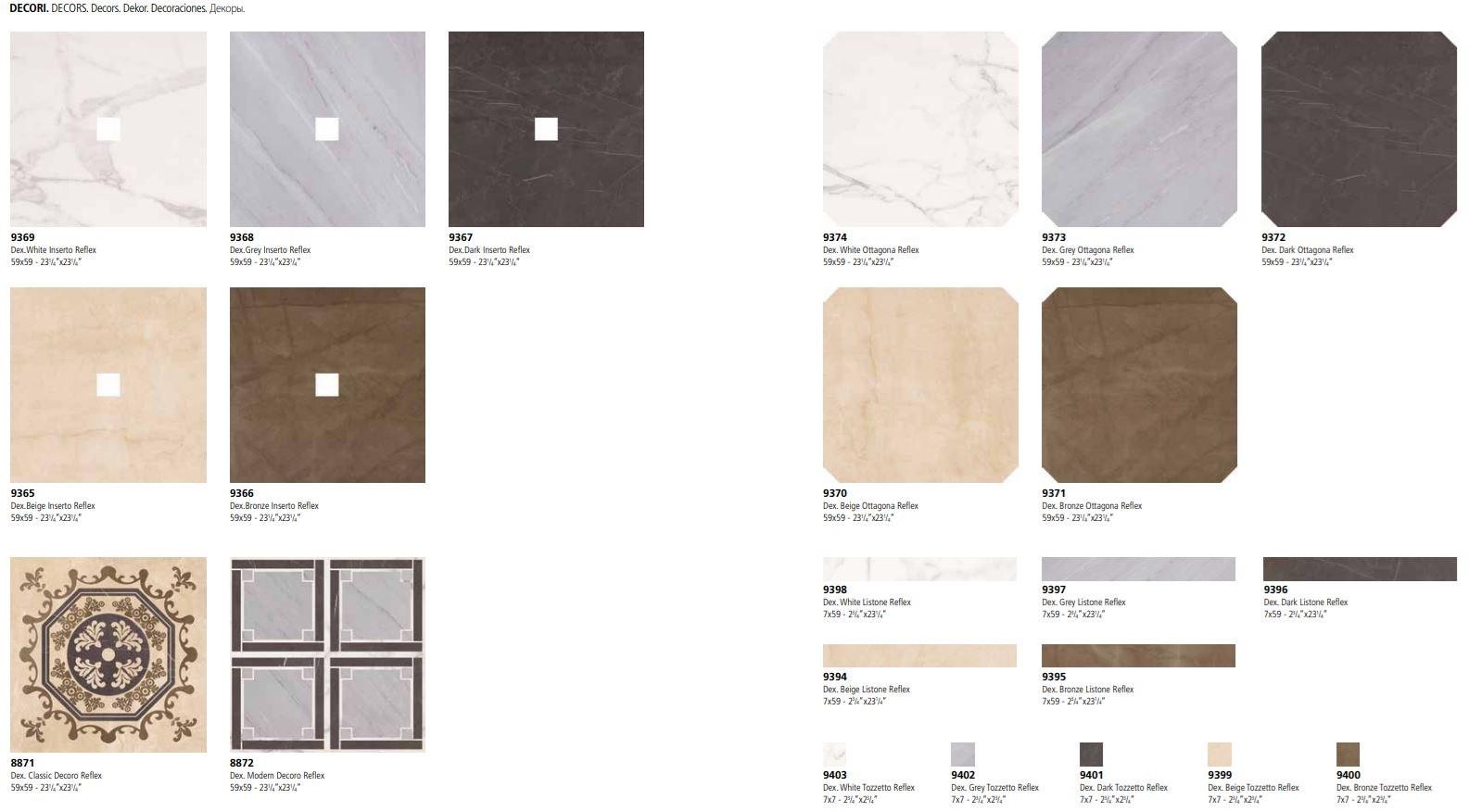 Marca Corona Настенная / напольная плитка с эффектом мрамора Deluxe sun-id-1368877 - Вид №13