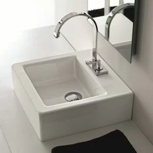 43515 Накладная раковина на столешницу  овальная Ceramica Hidra