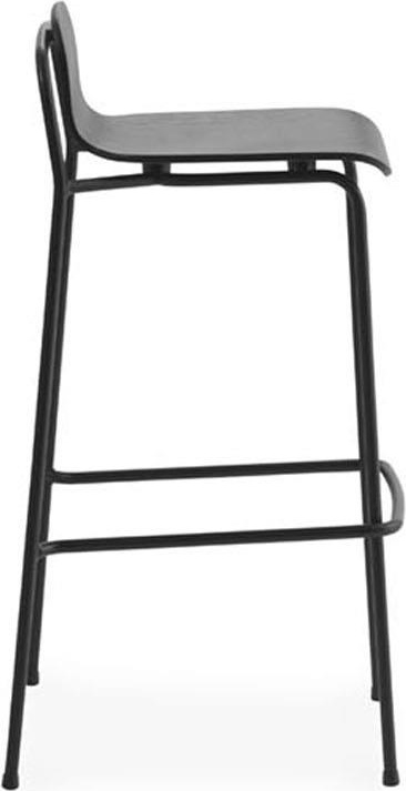 601800 Барный стул 75 см Black Steel Black Normann Copenhagen Studio - Вид №2