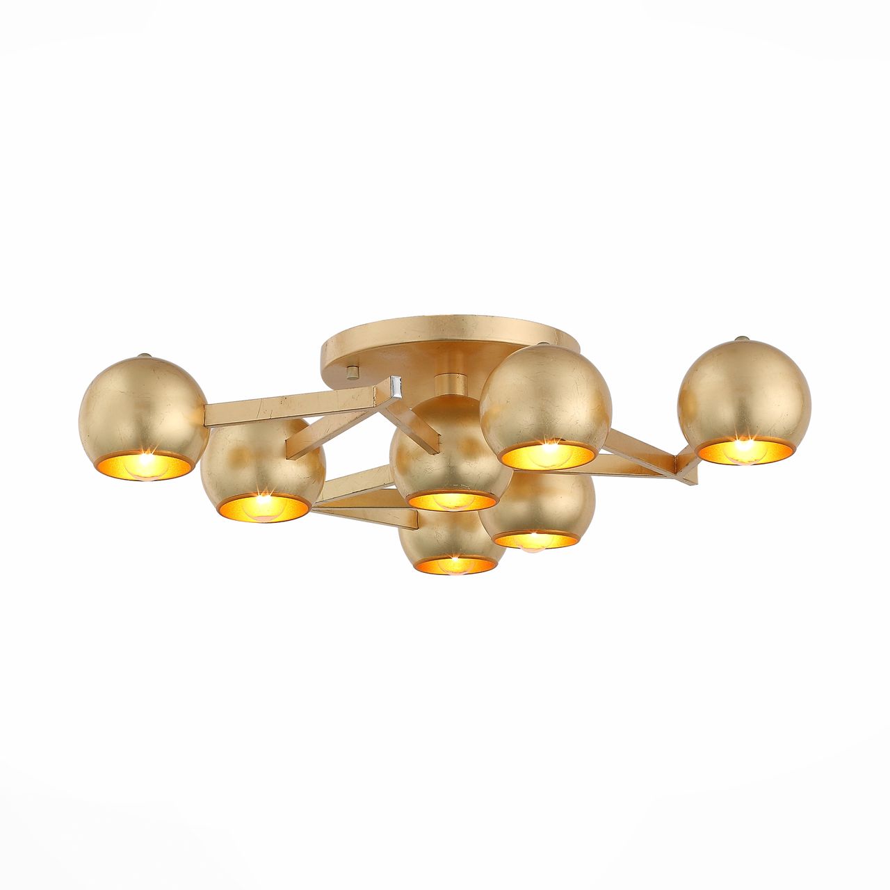 Потолочная люстра ST Luce Rottura SL853.202.07 ST LUCE ДИЗАЙНЕРСКИЕ, ROTTURA GOLD 109085 Золотой  - Вид №2