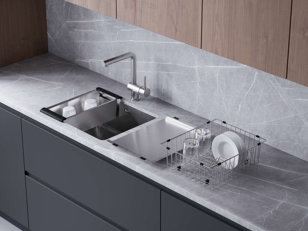 Кухонная мойка Tadzava 54-U/I Ultra LG OMOIKIRI 4993266 - Вид №1