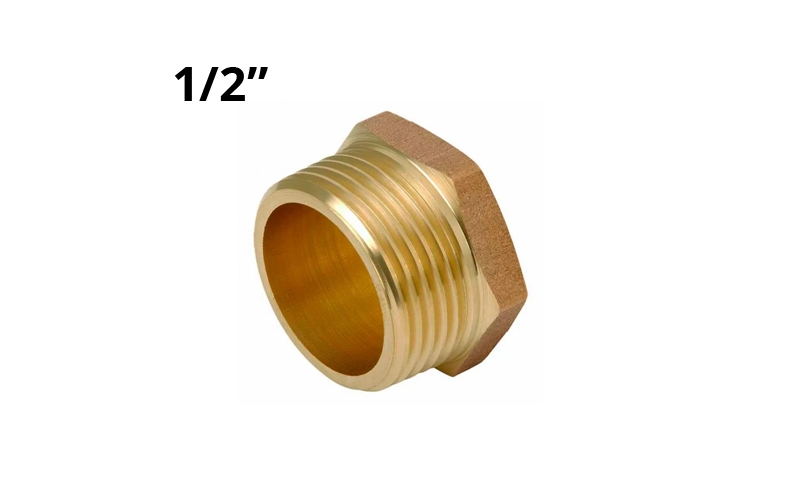 29002 Заглушка латунная с внешней резьбой 1/2" LAB.Space 