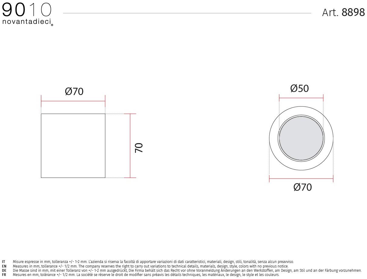 9010 novantadieci Потолочный светильник Cristaly®  8898  - Вид №1