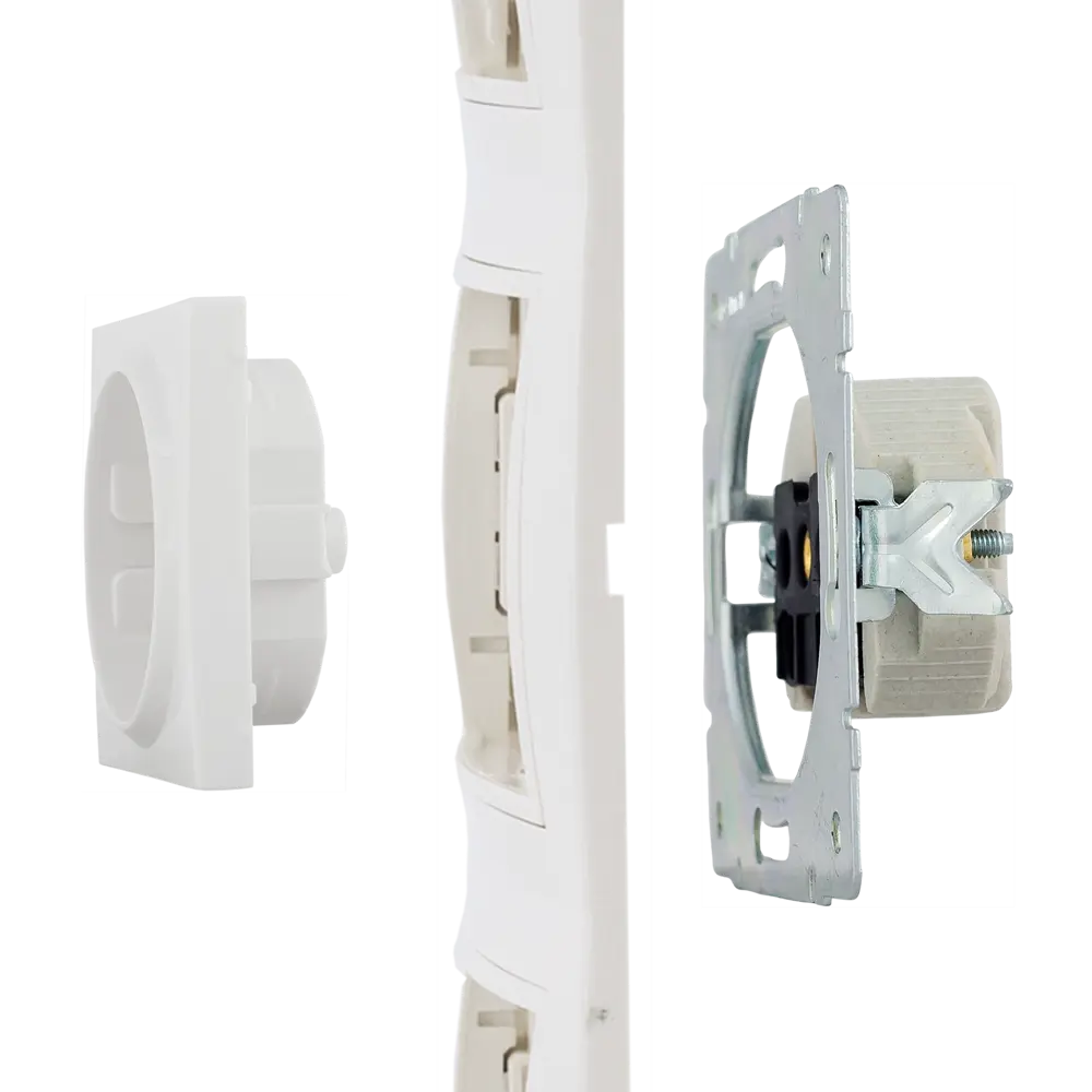 TDM ELECTRIC Рамка вертикальная для розеток бежевая на 4 поста 85591191 Таймыр STLM-0064417 - Вид №3