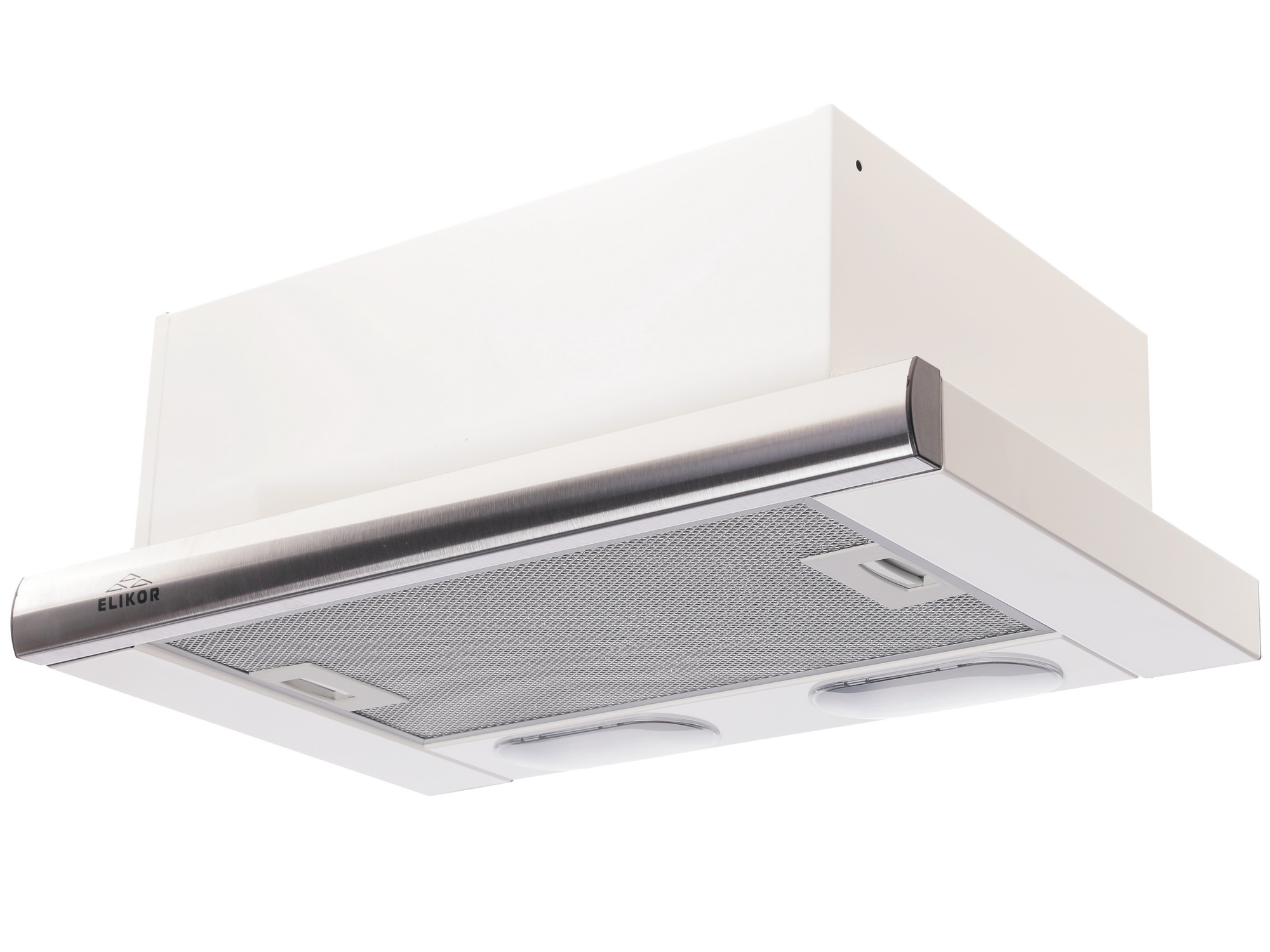 1047518 Вытяжка телескопическая ELIKOR Интегра 50П-400-В2Л белый/серебристый STDN-0004633 - Вид №2