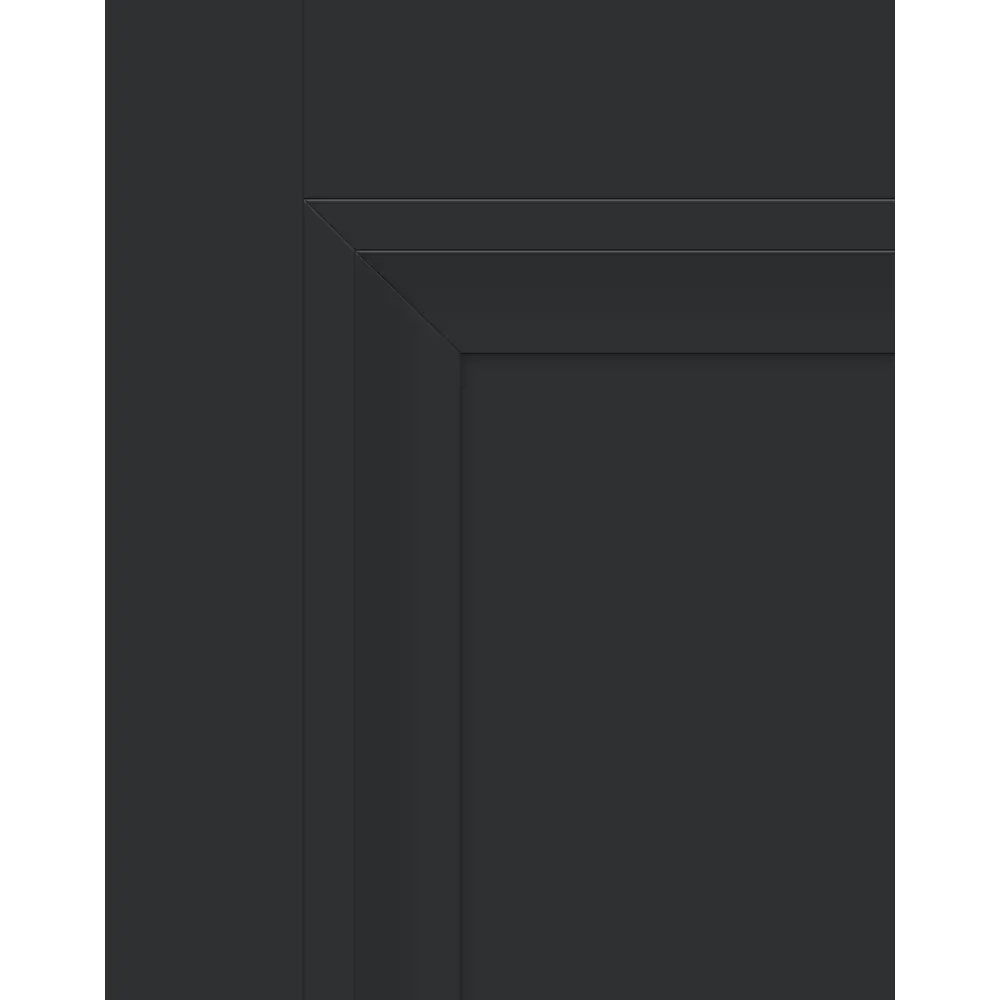 Дверь межкомнатная глухая Нобиле 90x200 см Hardflex цвет антрацит с замком МАРИО РИОЛИ STLM-2202390 - Вид №2