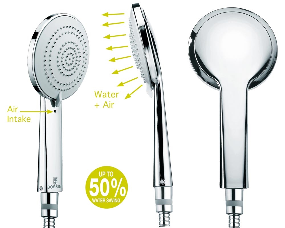 B00169 Душевая лейка MIXA/3 FITAIR Ø 110 mm BOSSINI  - Вид №3