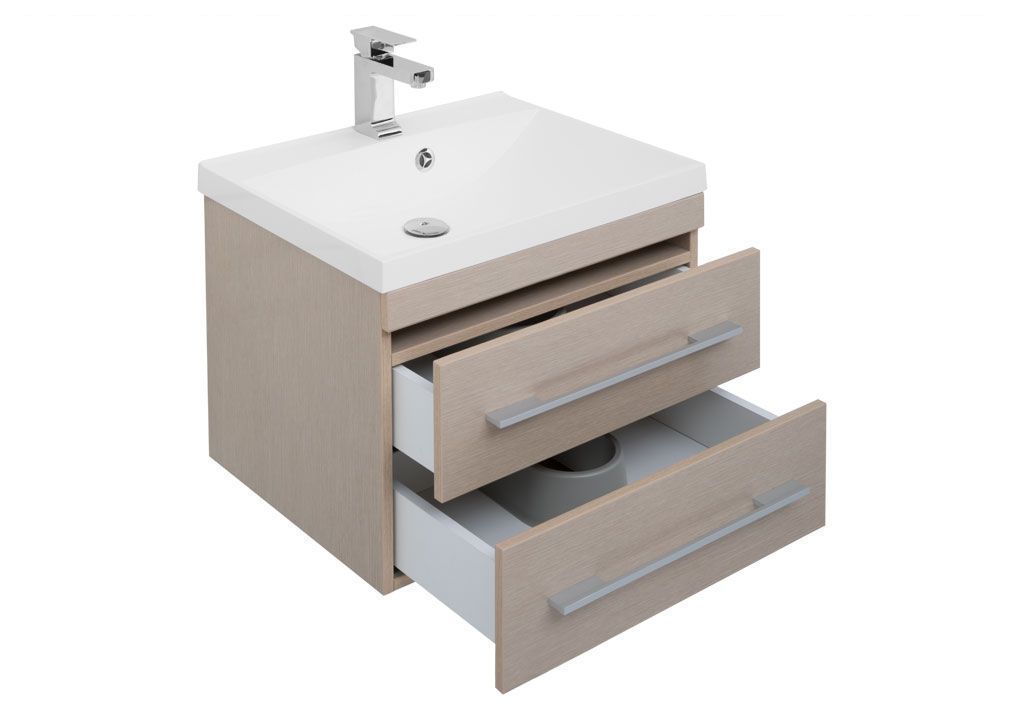 Мебель для ванной Aquanet Нота NEW 58 светлый дуб (камерино) 00230293 - Вид №3