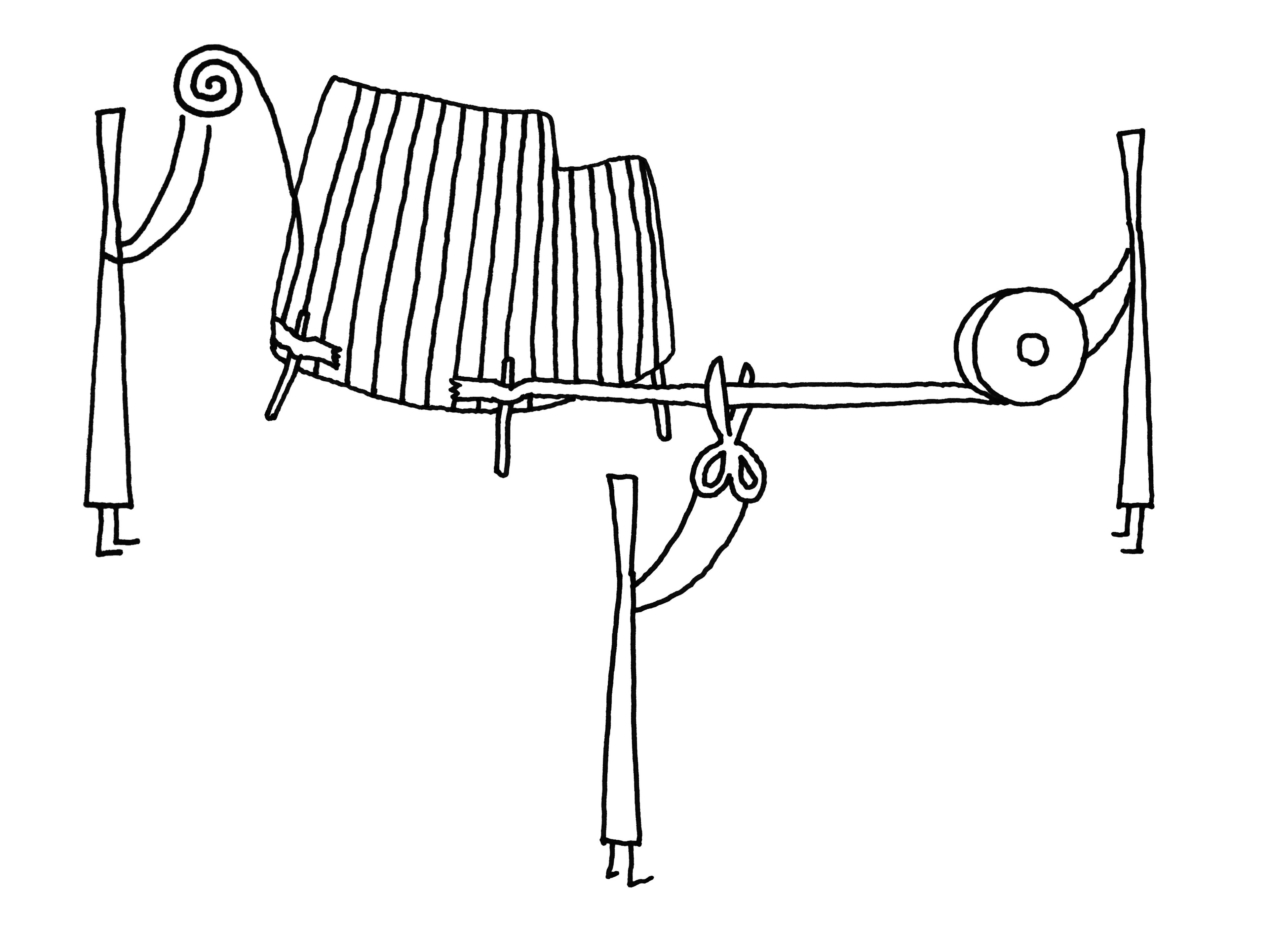 Открытый спальный мешок с мягкой тканью Minotti Tape Cord Outdoor ARCH-00052853 - Вид №5