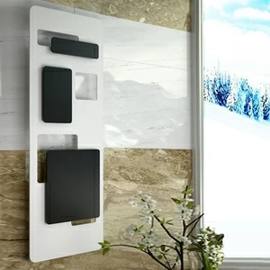 Hotech Дизайн-радиатор Prestige Collection Mondrian цвет белый/черный