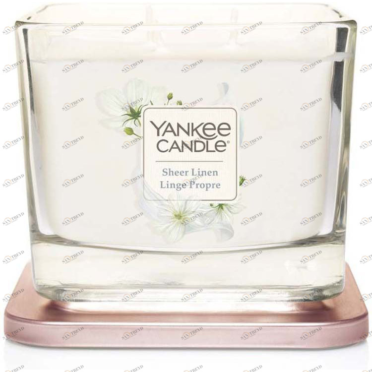 Свеча большая "Нежное белье" 552гр 65-80 часов YANKEE CANDLE  268047 Белый 