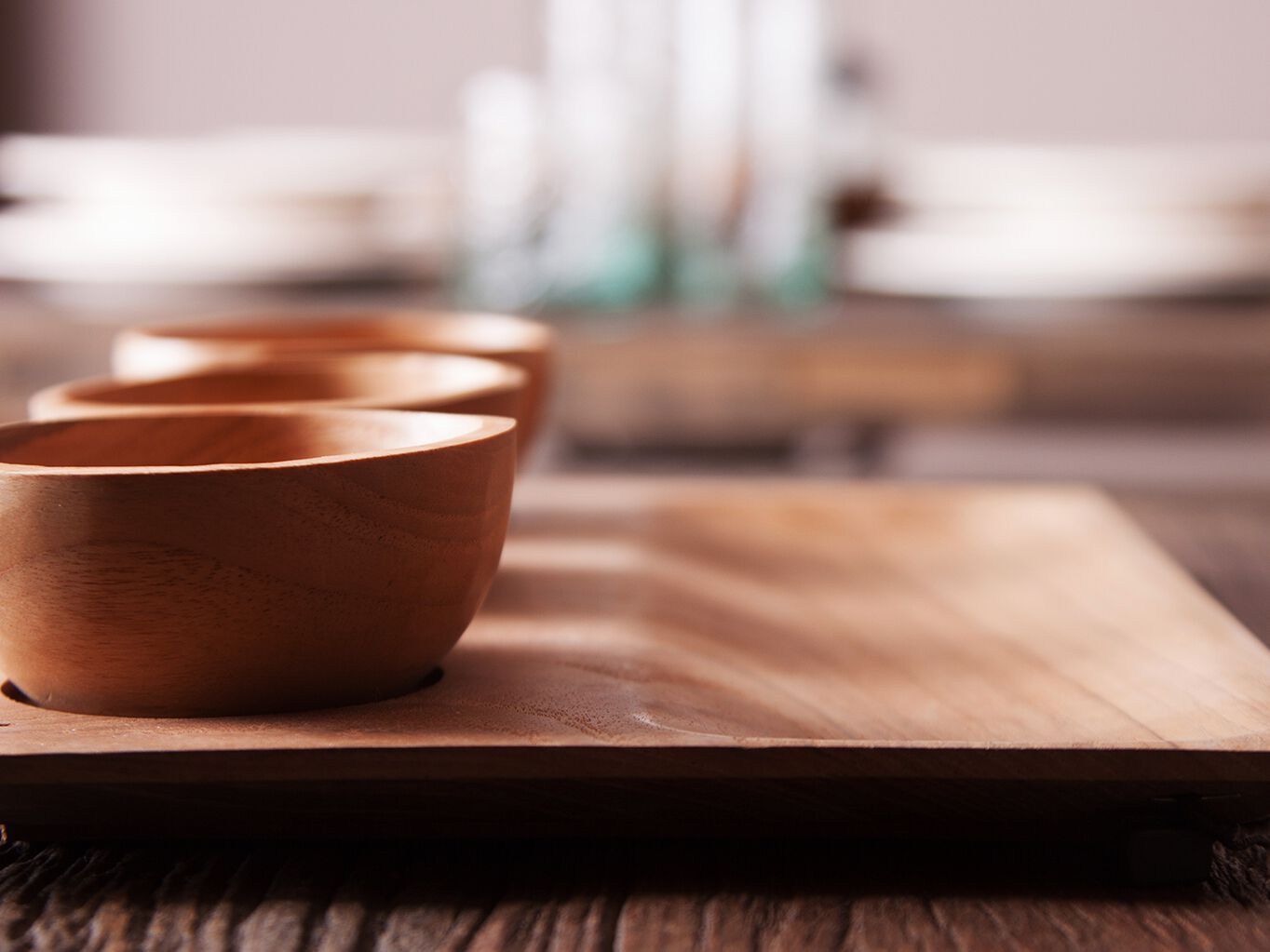 Центральная часть / поднос из тика Vical Home IKUAH ARCH-00109676 - Вид №2