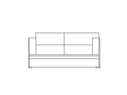 2-местный тканевый диван TrabA' Kirk ARCH-00033647 - Вид №3