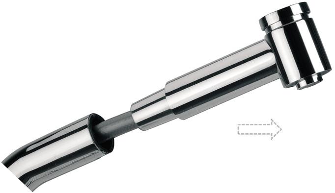 Remer Rubinetterie Смеситель для кухни из хромированной латуни с вытяжным душем Gourmet Q 83 b - Вид №1