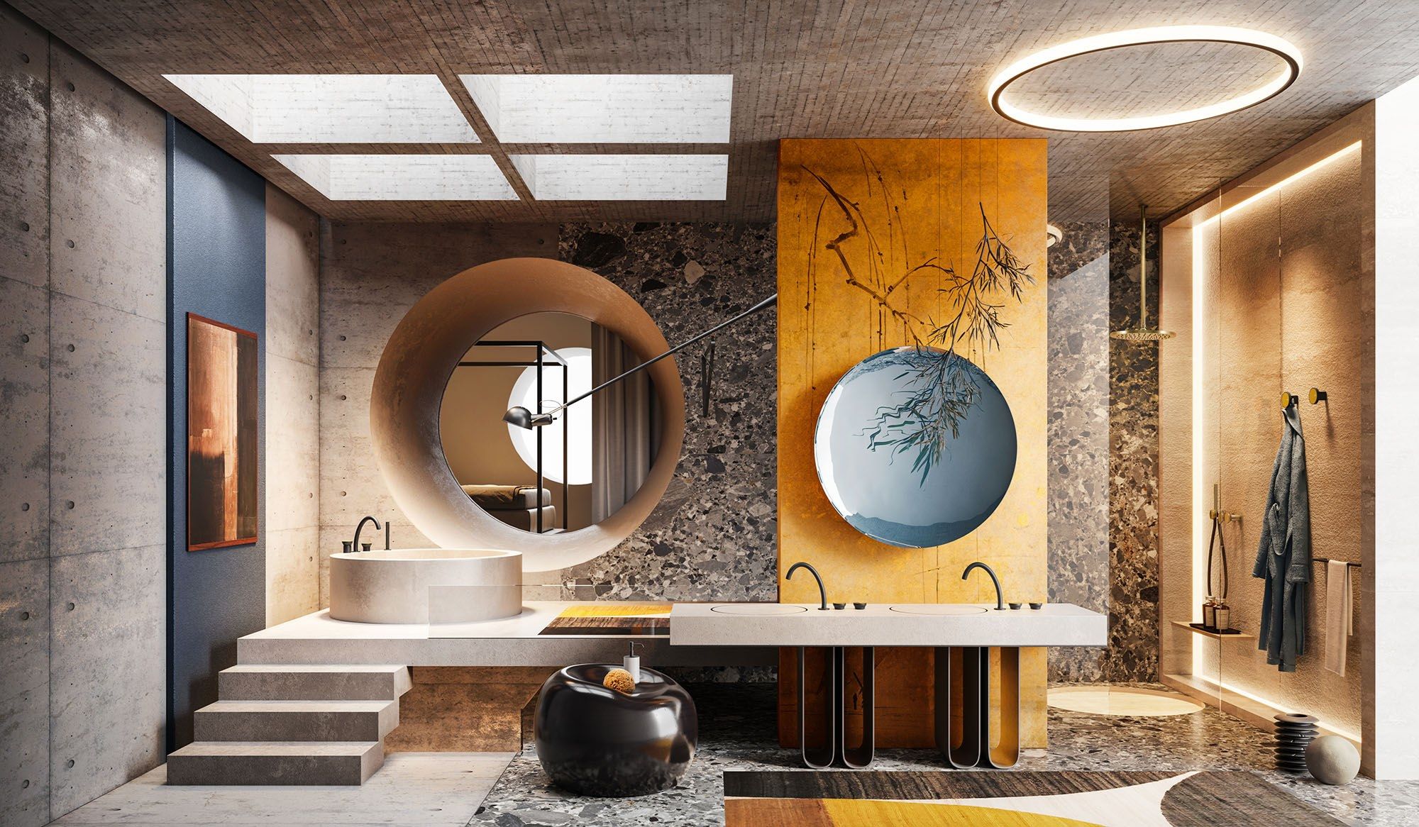 Металлическая настенная вешалка Gessi происхождение ARCH-00141276 - Вид №1