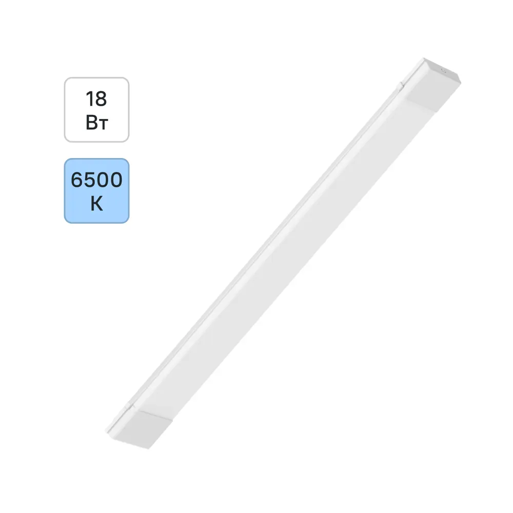 Светильник линейный светодиодный Ritter DPO03 Opal 600 мм 18 Вт холодный белый свет 89356739 STLM-2103603 