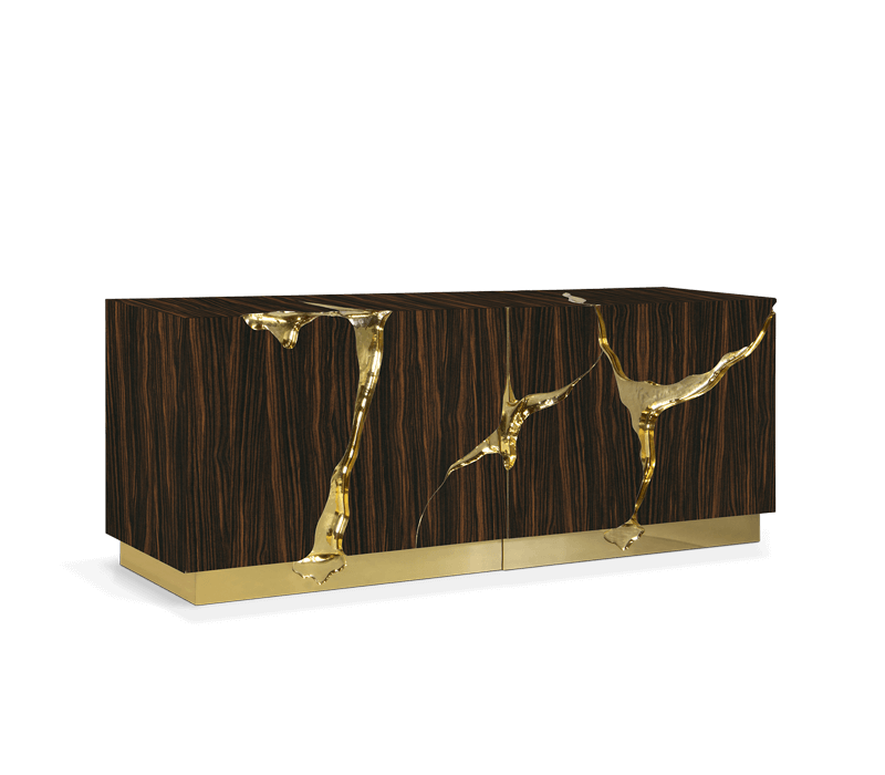 0-183 Буфет Lapiaz из черного дерева Boca Do Lobo  - Вид №7