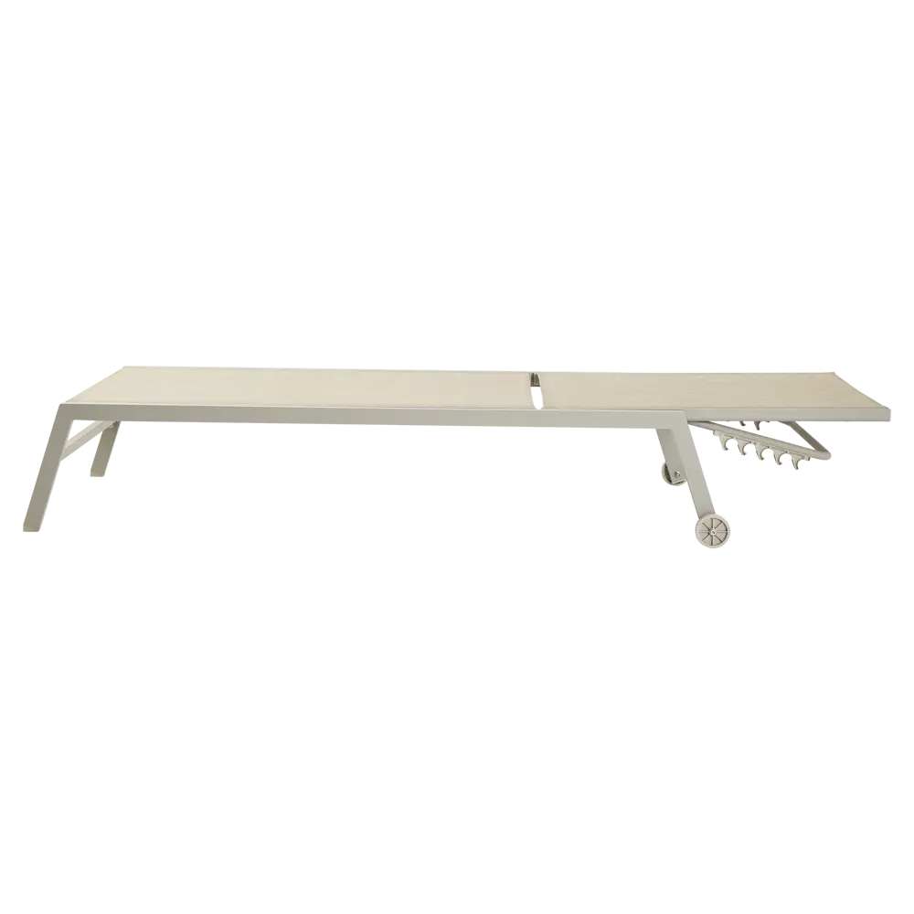 Шезлонг BEGINIA Lazo 200x68x31 см алюминий коричневый STLM-2128030 - Вид №14