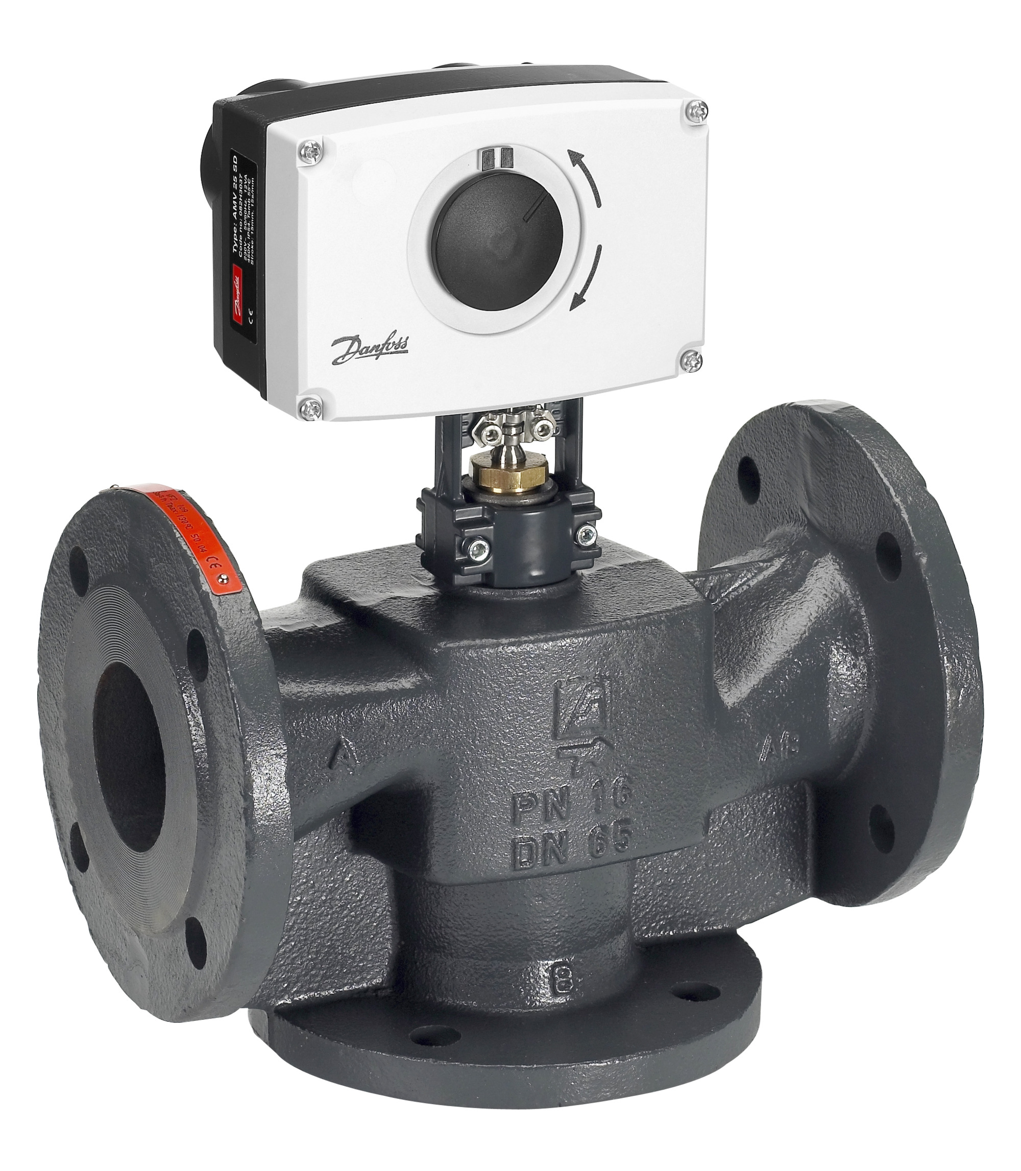 Danfoss Редукторные электроприводы с трехпозиционным управлением Электропривод импульсный AMV 35 230В 082G3021  - Вид №53