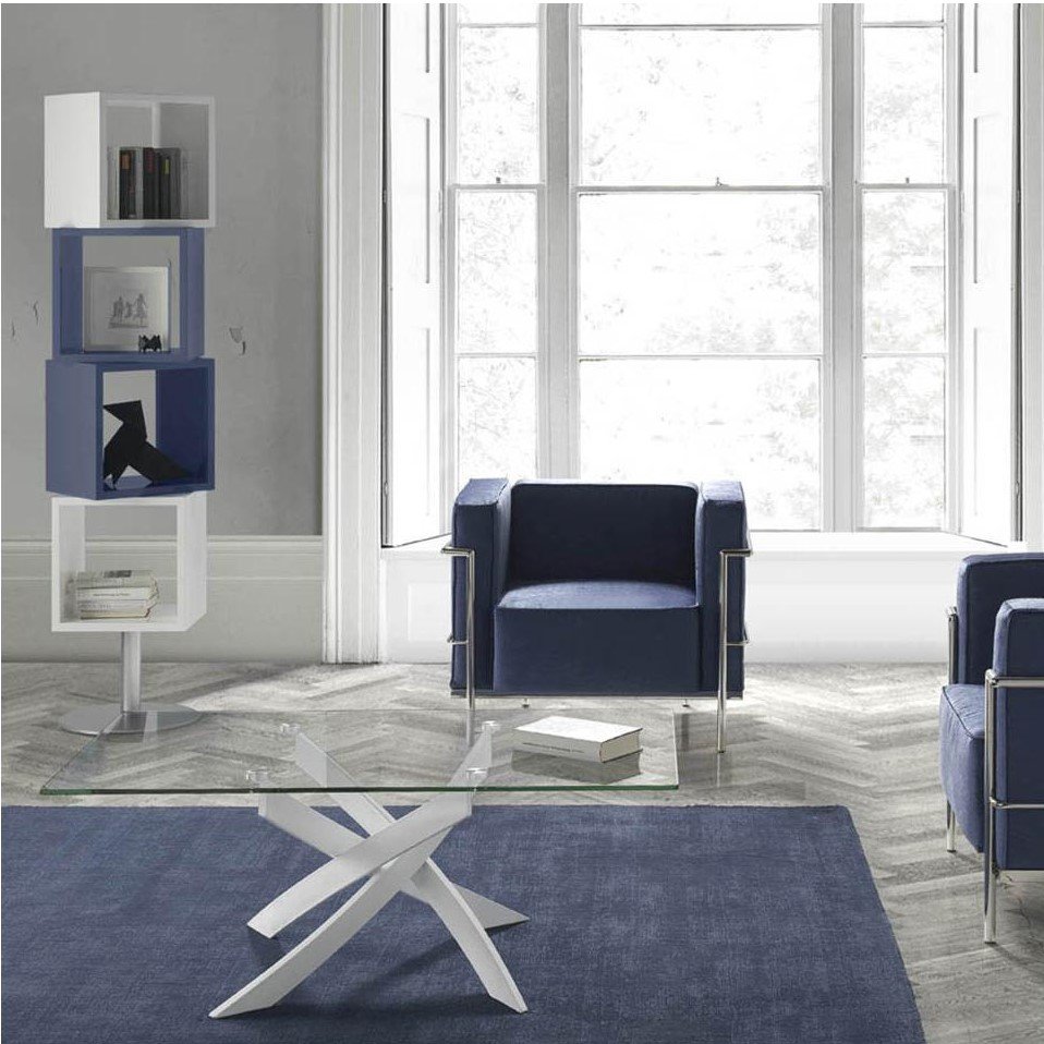 Стеллаж белый узкий Caracter от Angel Cerda ANGEL CERDA  149954 Белый  - Вид №1