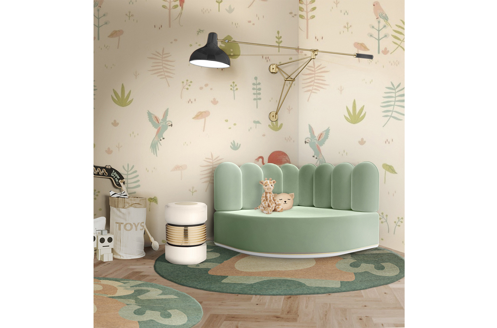 CIST793 Детские ковры Трое — это толпа Circu  - Вид №2