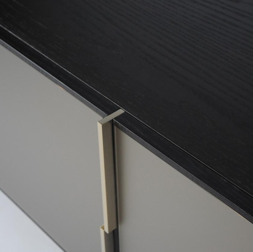 Paolo Castelli Комод из дерева и воловьей кожи с распашными дверцами Fine sun-id-1508644 - Вид №4