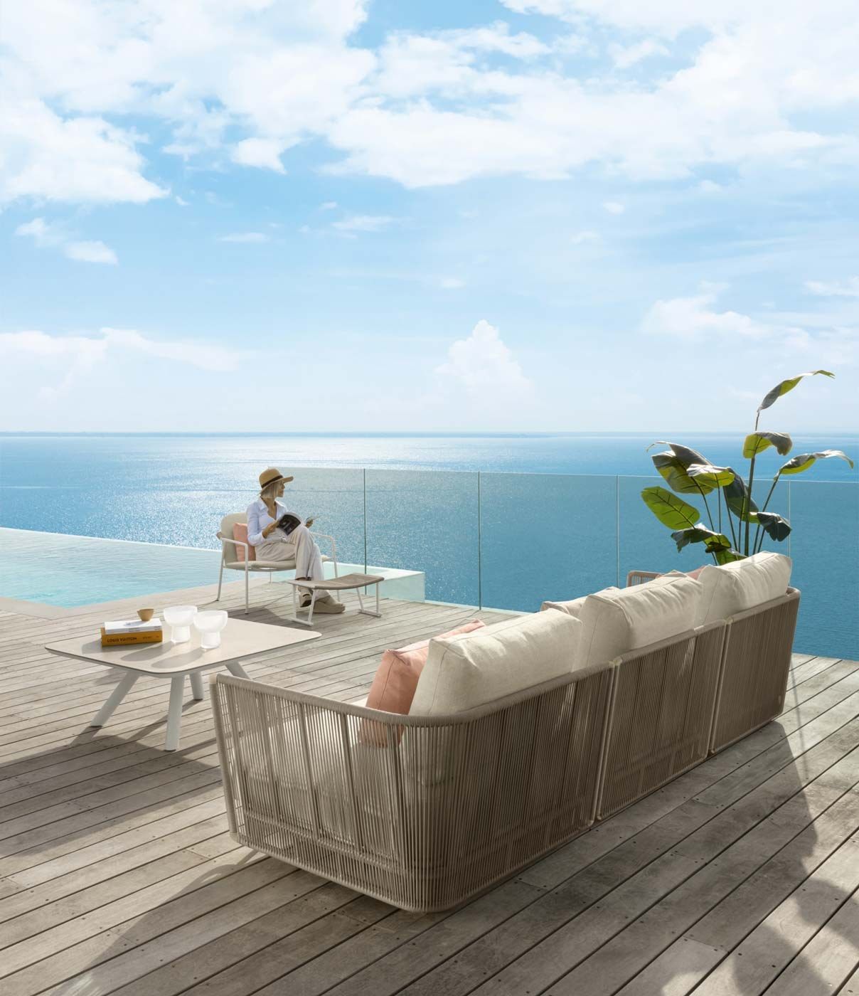 Ткань сад диван Talenti Коралл ARCH-00077633 - Вид №2