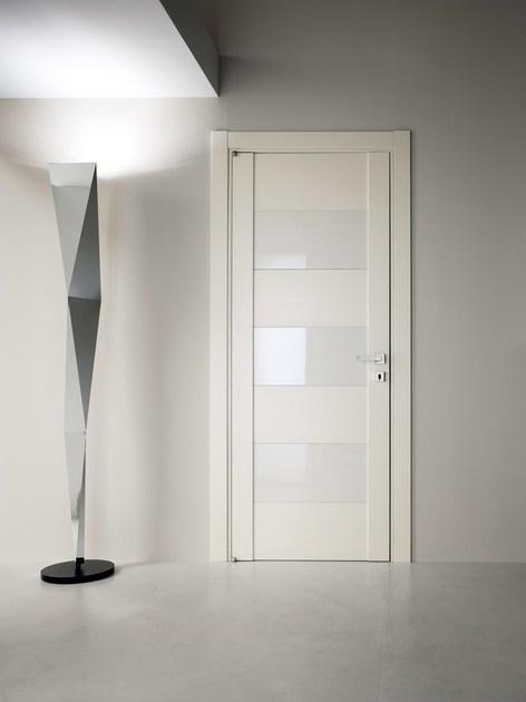 GAROFOLI Распашная лакированная дверь из массива дерева Moderno sun-id-1349400 - Вид №1