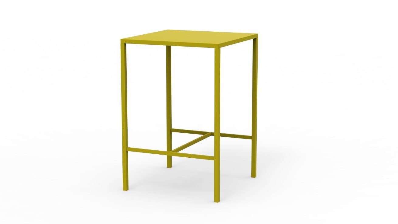 Высокий квадратный металлический садовый стол Vermobil SEASIDE ARCH-00134681 - Вид №20