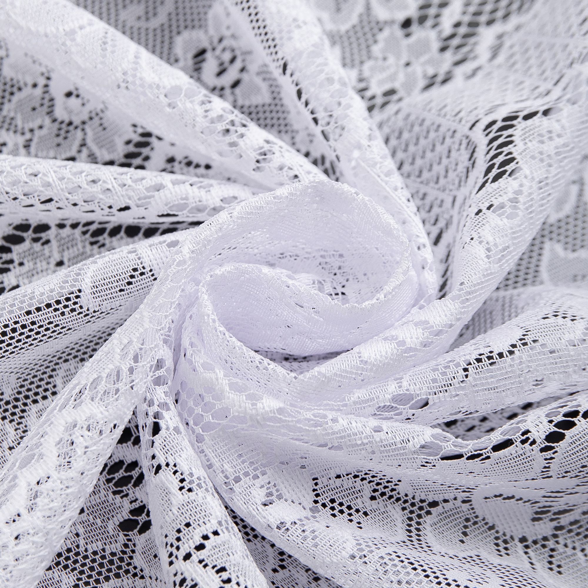 Тюль жаккард 'Розочки' белый 150 см TEX REPUBLIC 85486198 STLM-0063104 - Вид №1